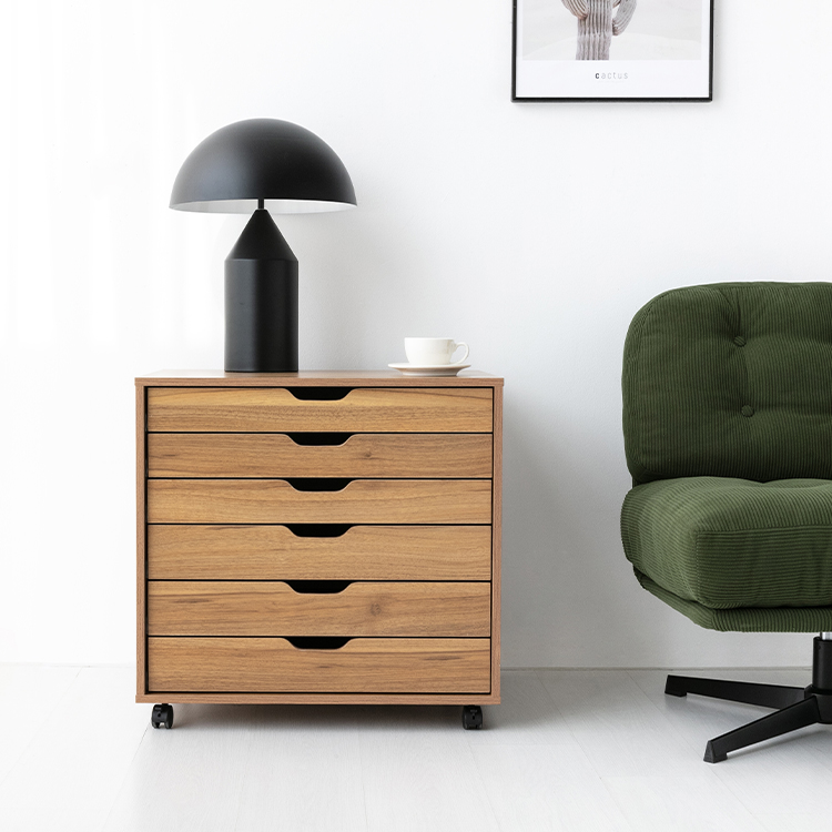 OLAF 서랍장 KS1008STB 670x480x650mm, 6단, 라이트브라운 4311.9360 - 상세 이미지 2