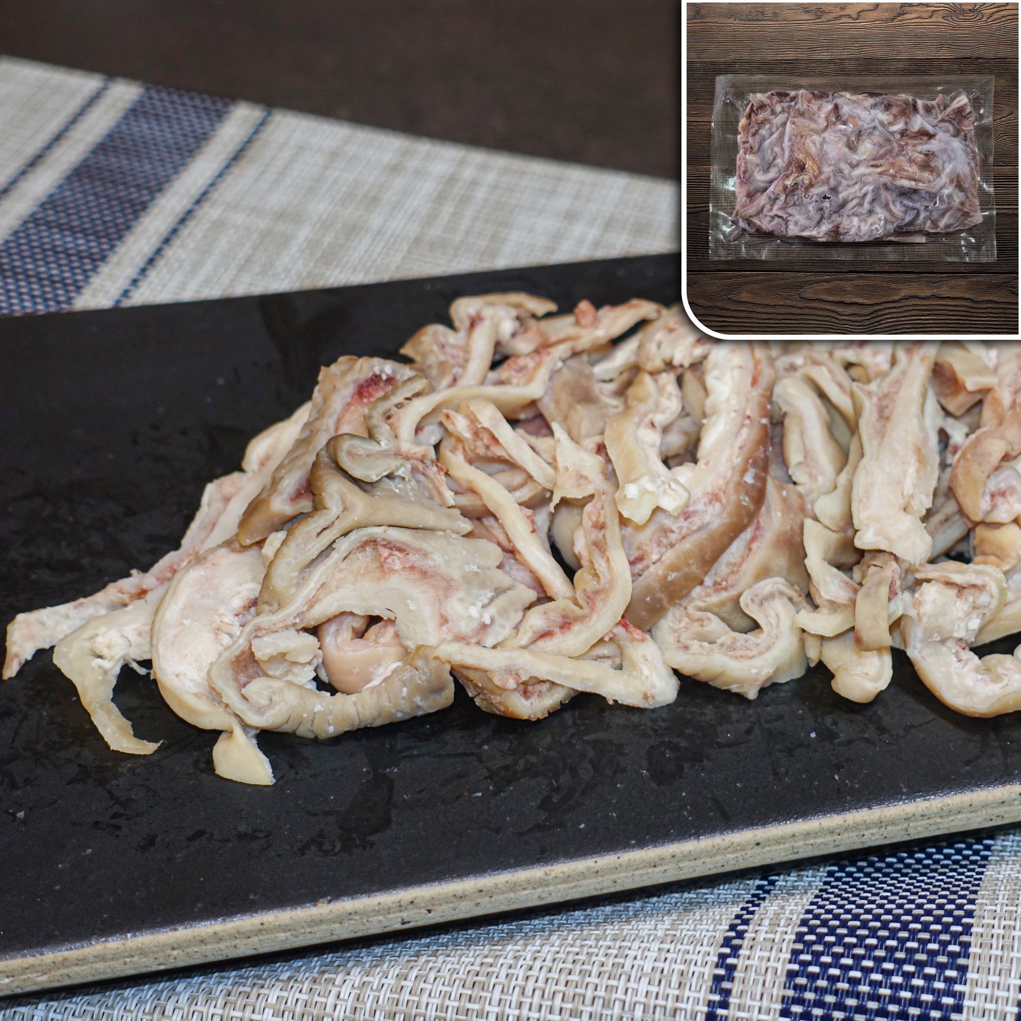 모두의국밥 오소리감투 슬라이스 16kg (2kg 8개입) 순대국밥재료 머릿고기 돼지부산물