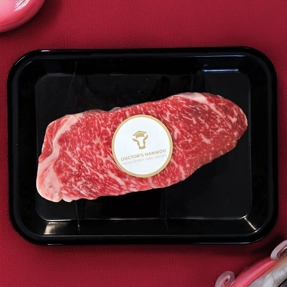 한우 채끝살100g 미경산암소 투뿔 마블링8-9 - 상품 이미지