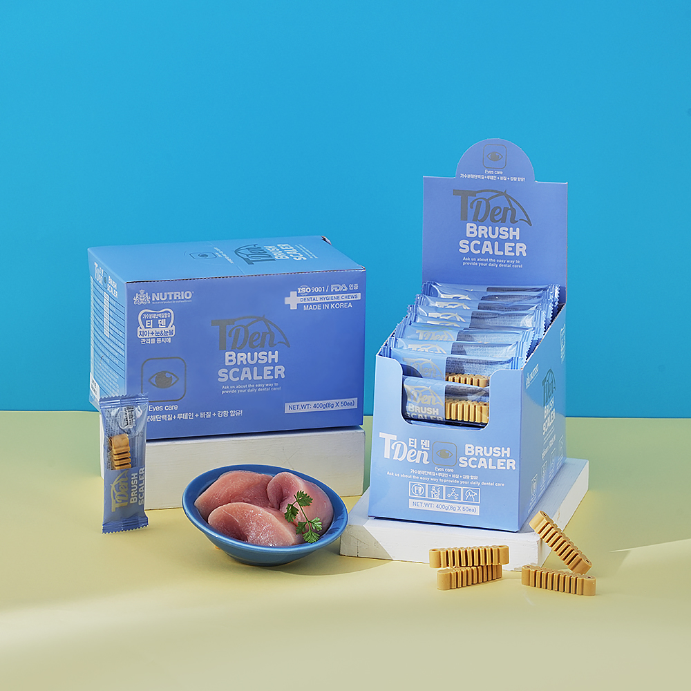 뉴트리오 티덴브러쉬 강아지 덴탈껌 50p + 50p