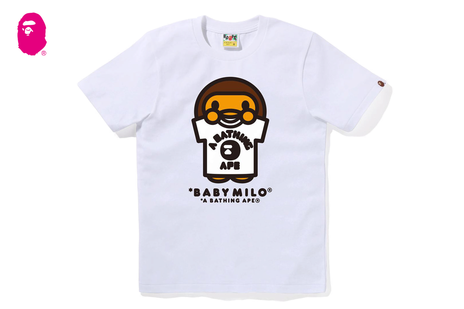 베이프 우먼즈 반팔티 BABY MILO COLLEGE TEE TEE 3월 1주차 2L30-210-022 - 상세 이미지 2