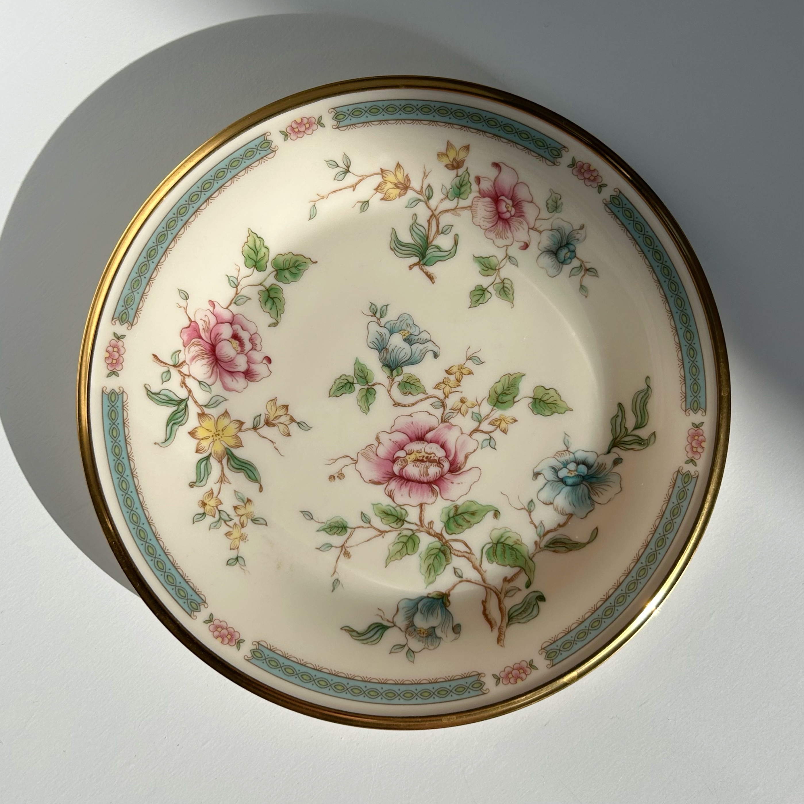 레녹스 모닝 블라썸 플레이트 빈티지접시 예쁜그릇 파스타 홈카페접시 미국 수입그릇 브레드