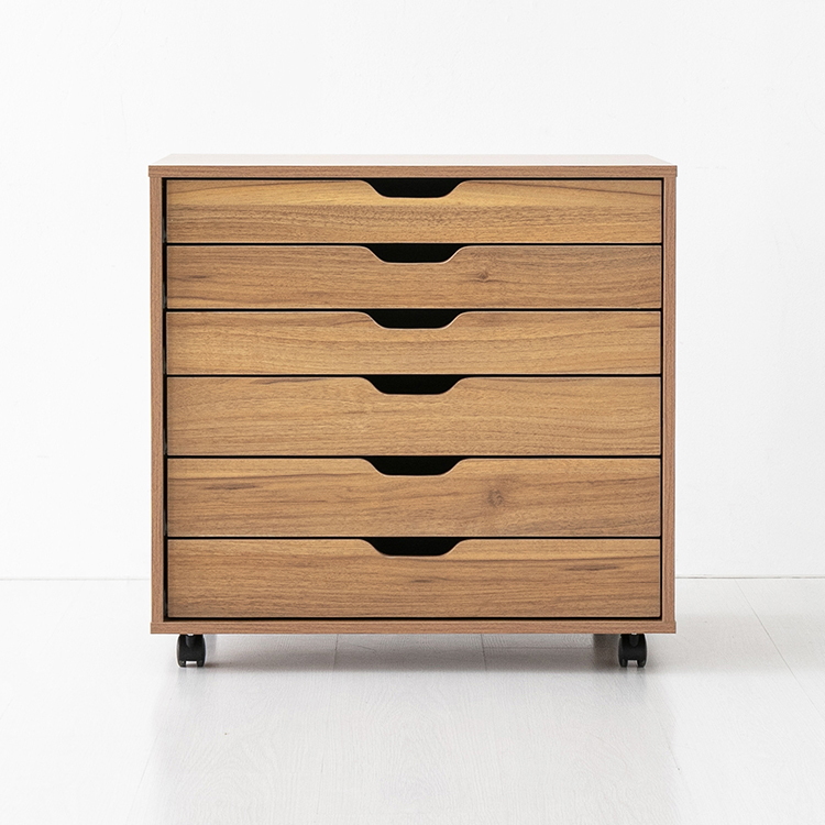 OLAF 서랍장 KS1008STB 670x480x650mm, 6단, 라이트브라운 4311.9360 - 상품 이미지