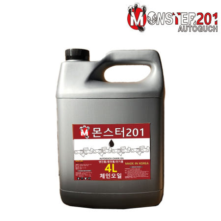 강남몬스터 엔진 톱 체인오일 4L 기계톱 체인톱날 미네랄 오일 가이드바 윤활유