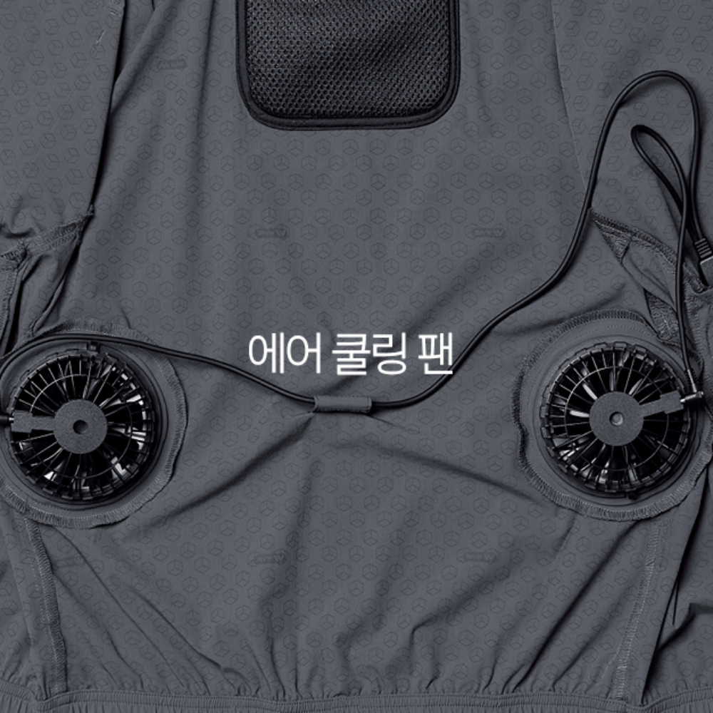 여름 충전식 시원한 선풍기조끼 쿨링베스트 휴대용에어컨 아웃도어 레저 아이스조끼 이미지 7
