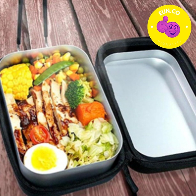 스텐 보온 도시락통 직장인 런치백 일체형 사각 미니죽통