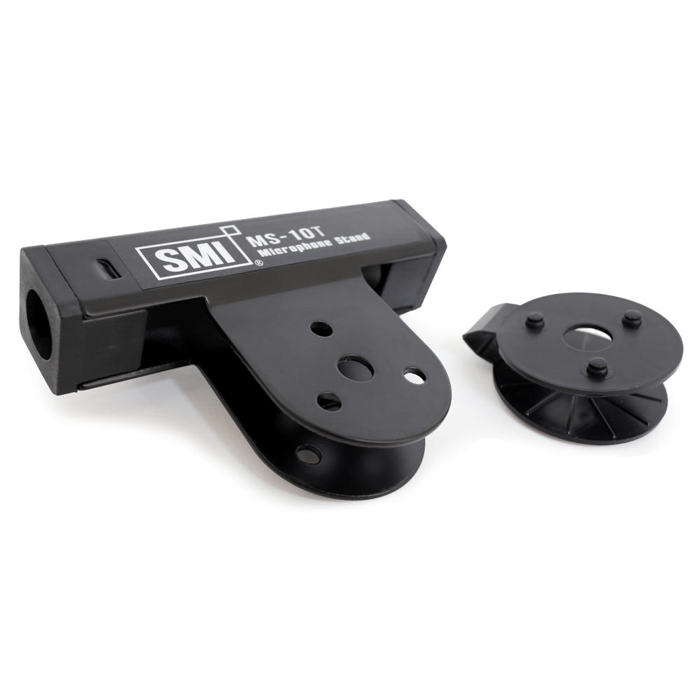SMI MS-10T 탁상용 T자 일자형 마이크스탠드 콘덴서 마이크 거치대 4kg 중량받침대 - 상세 이미지 4