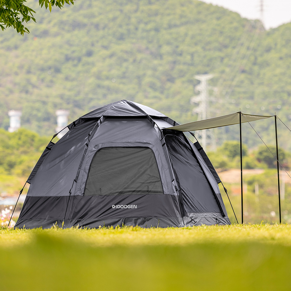 패스트캠프 오토6 윈도우2 원터치 텐트 자동 돔 그늘막 챠콜그레이