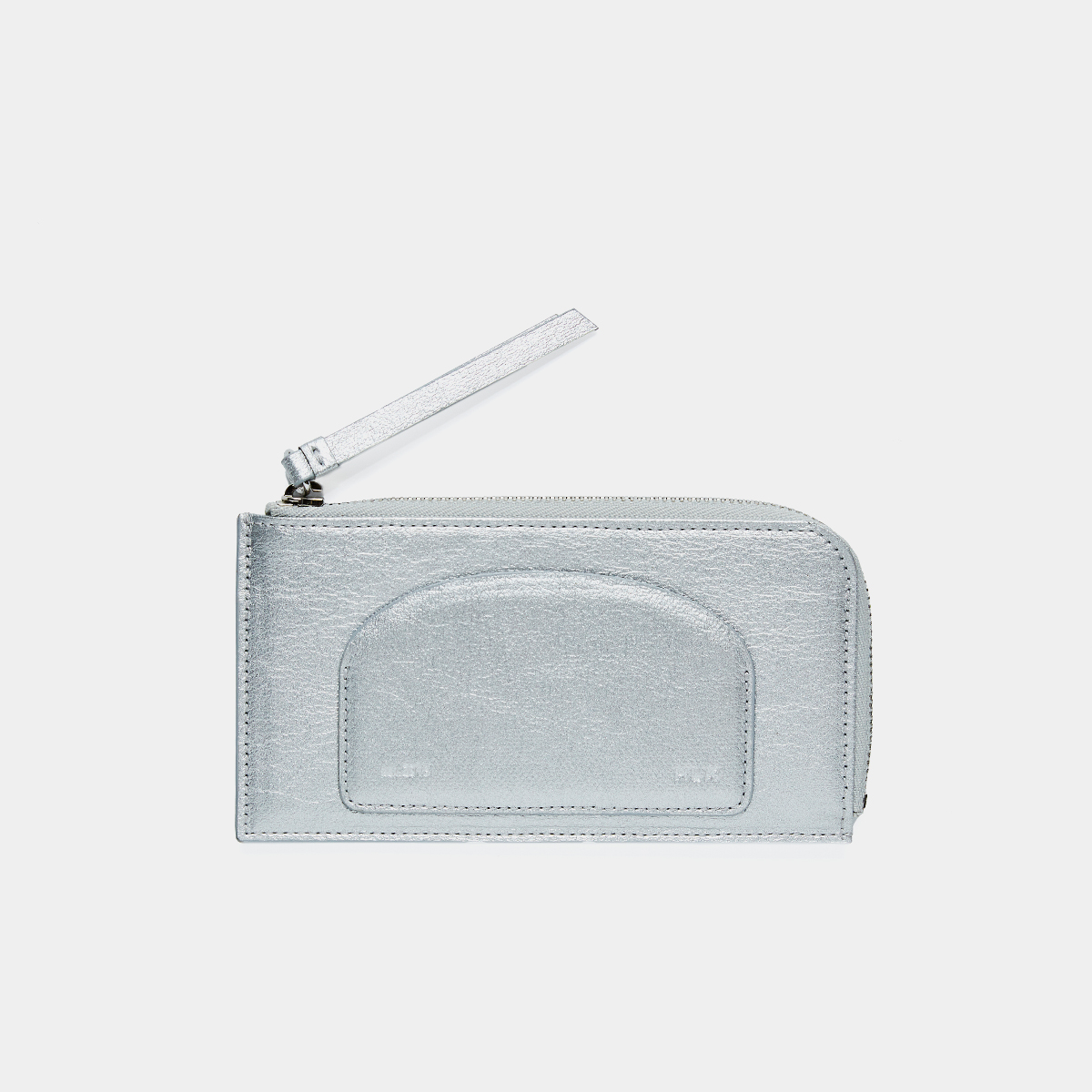 [반달지퍼카드지갑 / Bandal Zipper Card Wallet [실버] : 할리케이