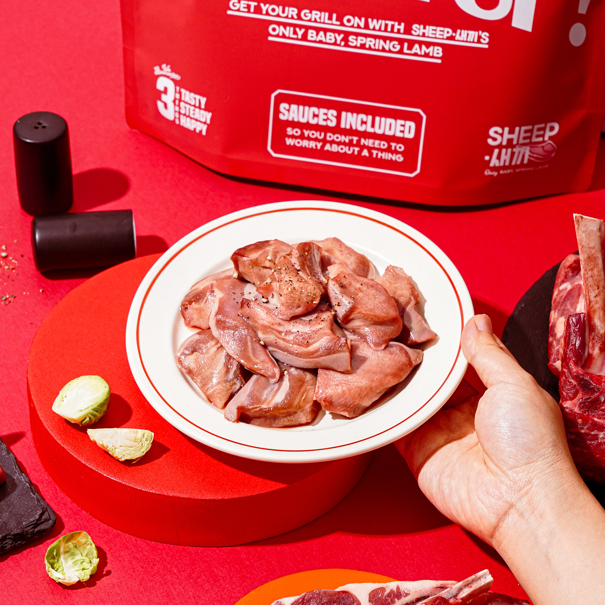 SHEEP새끼 설램(양설) 200g -양고기 프리미엄 특수부위 안주 밀키트 캠핑 쉽새끼 양갈비 - 상세 이미지 3