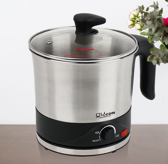 대웅 모닝컴 라면 포트 여행용 전기 1.5L 멀티 쿠커 조리기 휴대용 포트기