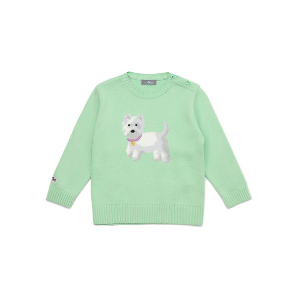 [블루독베이비] [(BLUEDOG BABY)] 클래식 도기 스웨터 (택가격: 115000원) : 롯데아이몰
