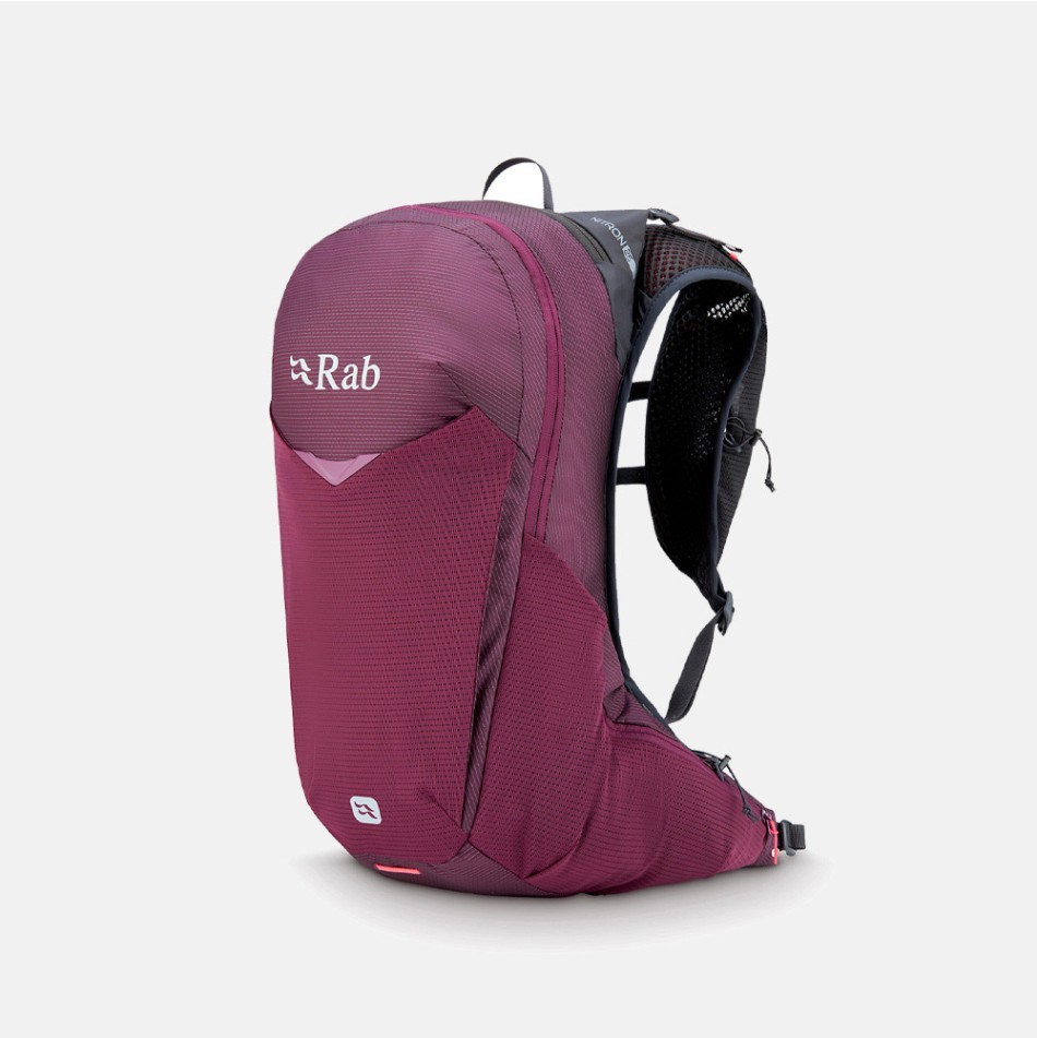 Rab 랩 니트론 25 배낭 트레일 러닝 가방 25L, Mulberry, S - 상품 이미지