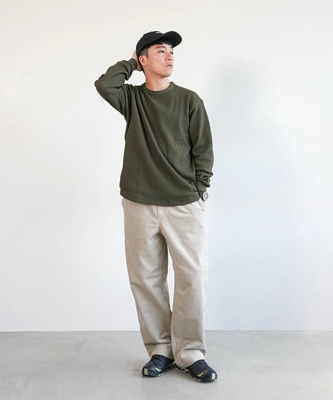 단톤 DANTON 남성 코듀로이 이지 팬츠 골덴 바지 24FW DT-E0137 4컬러 - 상세 이미지 4