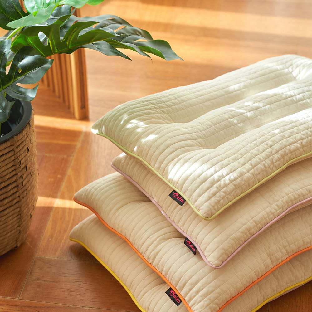 엘림코리아 빨아쓰는 일체형 어린이 낮은 쿨 리버시블베개