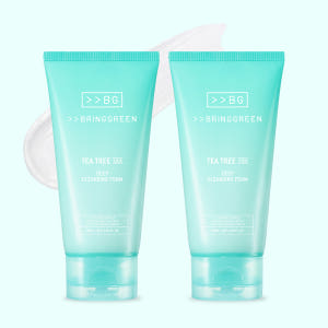브링그린 티트리 시카 딥 클렌징폼 120ml+120ml 솔직 후기 | 피부 타입별 분석 - 상품 이미지 1