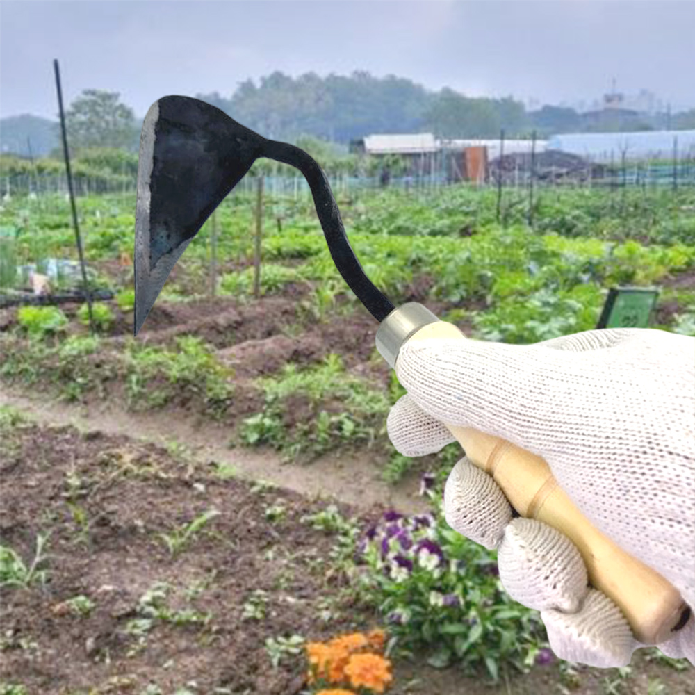 다용도 텃밭 호미 2개입 갯벌 조개 캐기 원예 모종 밭갈이 농기구