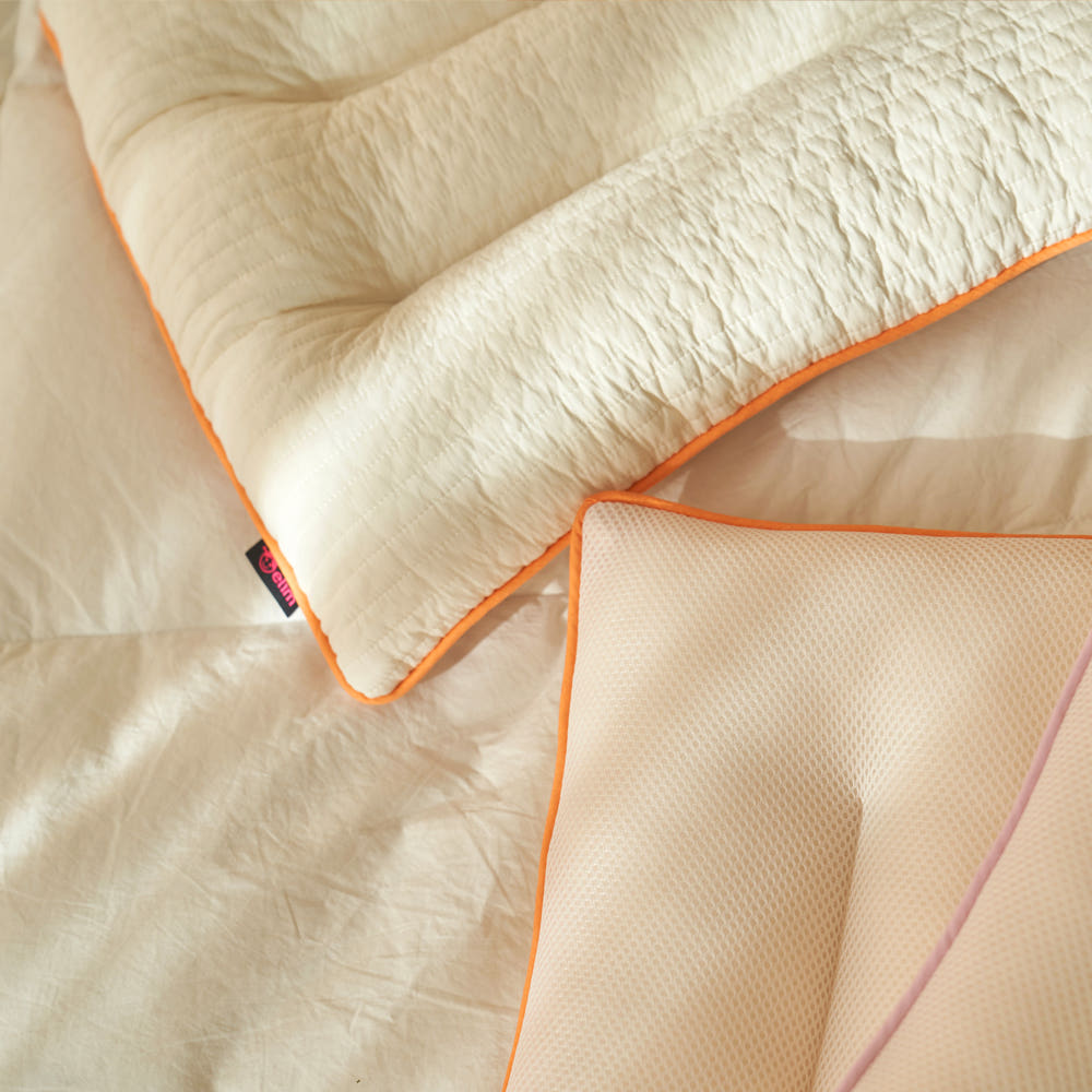 엘림코리아 빨아쓰는 일체형 어린이 낮은 쿨 리버시블베개