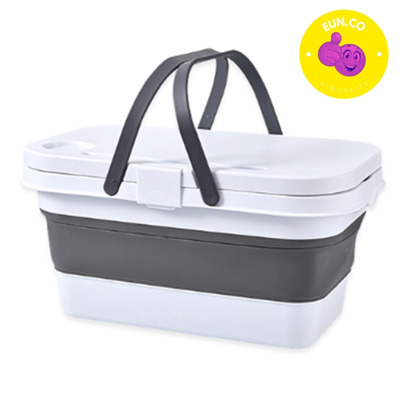 캠핑 테이블 바구니 나들이 소풍 간편 보냉 접이식 폴딩박스