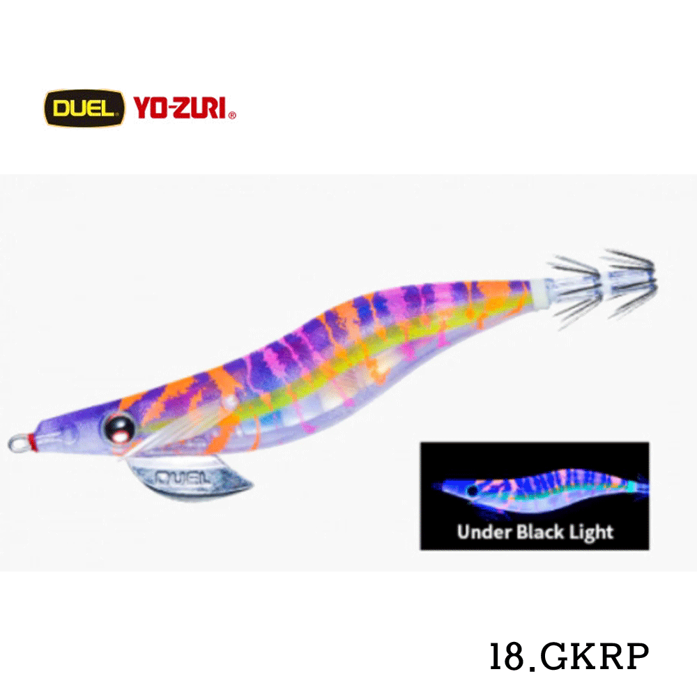 바다루어 요즈리 듀엘 렌즈 무늬오징어 팁런 에기 에깅 루어 GKRP, 3호 - 메인 이미지