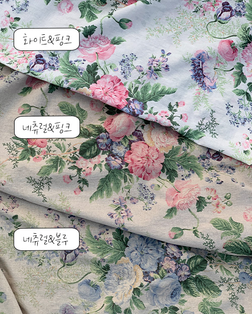 더블유패브릭 코렐 워싱처리 15수 대폭 린넨천 원단 앞치마 커튼 소품 천가게 - 상세 이미지 2