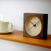 샹브루 CHAMBRE LINE DESK CLOCK 아날로그 콤팩트 탁상 시계 - 상세 이미지 4