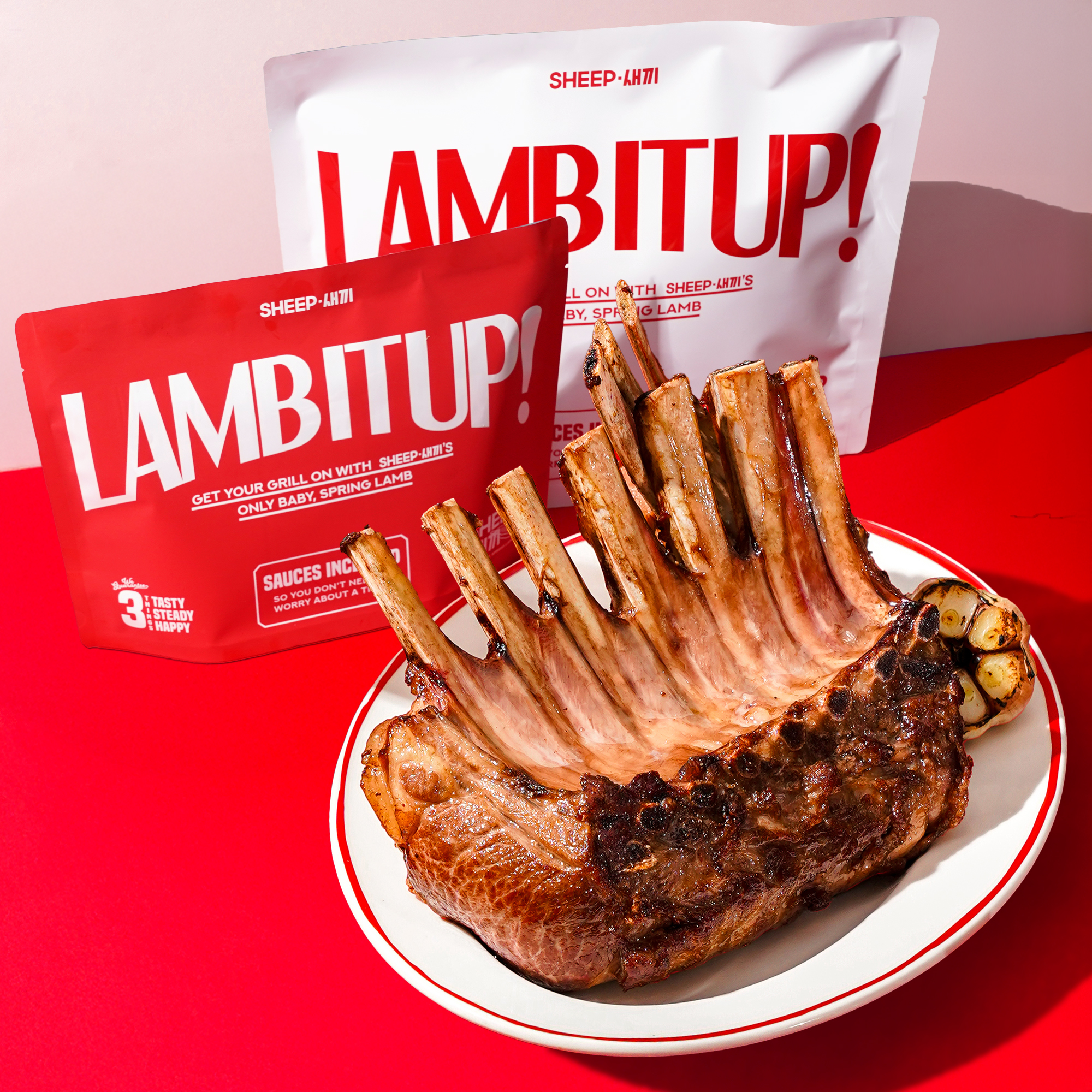 양갈비 통원육(3개월,6개월 숄더랙 프렌치랙 택1)- 양고기 캠핑 토마호크 양갈비 수육 목초육