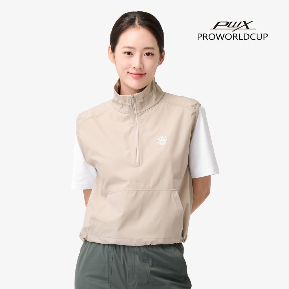 여성 우븐 베스트 Q125-6205-1IG - 상품 이미지