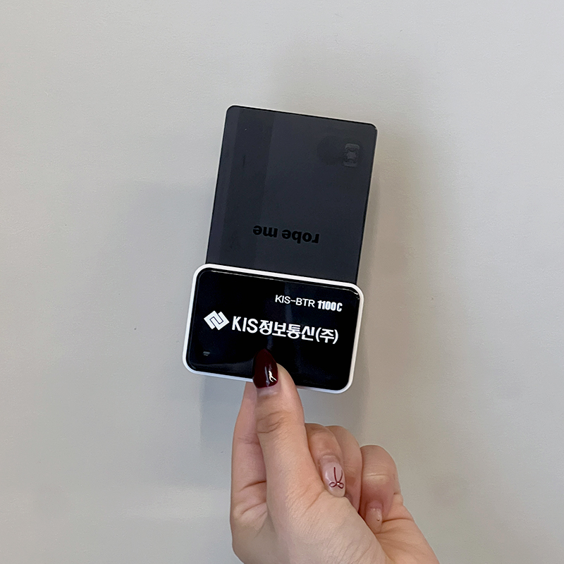 블루투스 무선 카드 단말기 휴대용 신용체크기 스마트 핸드폰 이동식 결제기 BTR1100