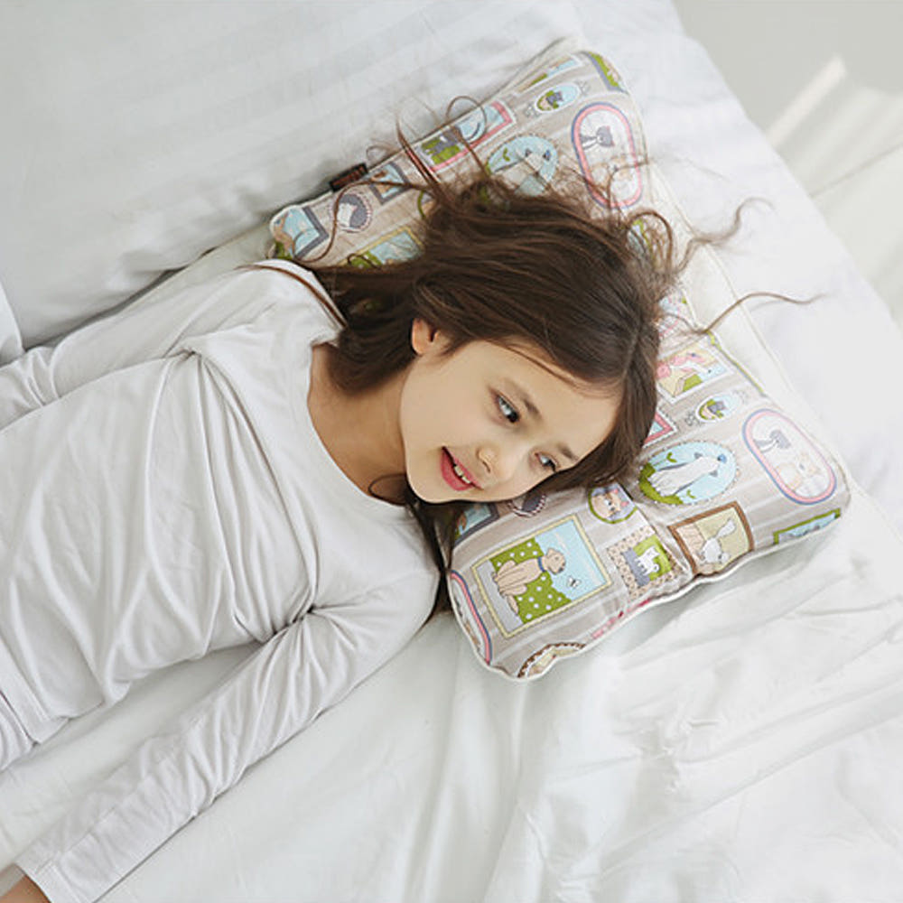 엘림코리아 빨아쓰는 일체형 키즈 어린이 낮은 경추베개 22종