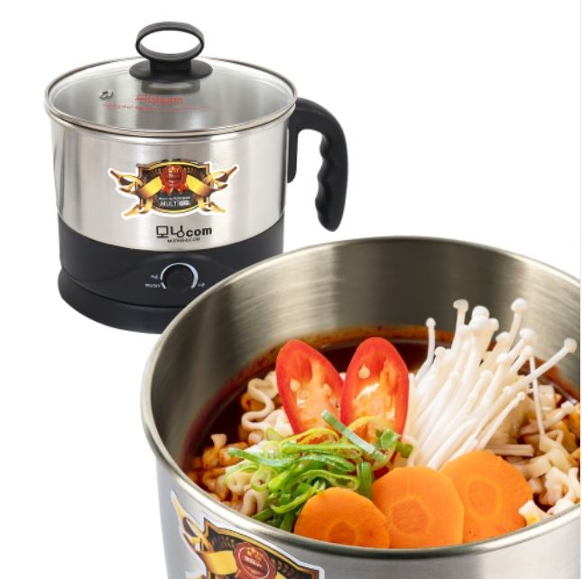 대웅 모닝컴 라면 포트 여행용 전기 1.5L 멀티 쿠커 조리기 휴대용 포트기