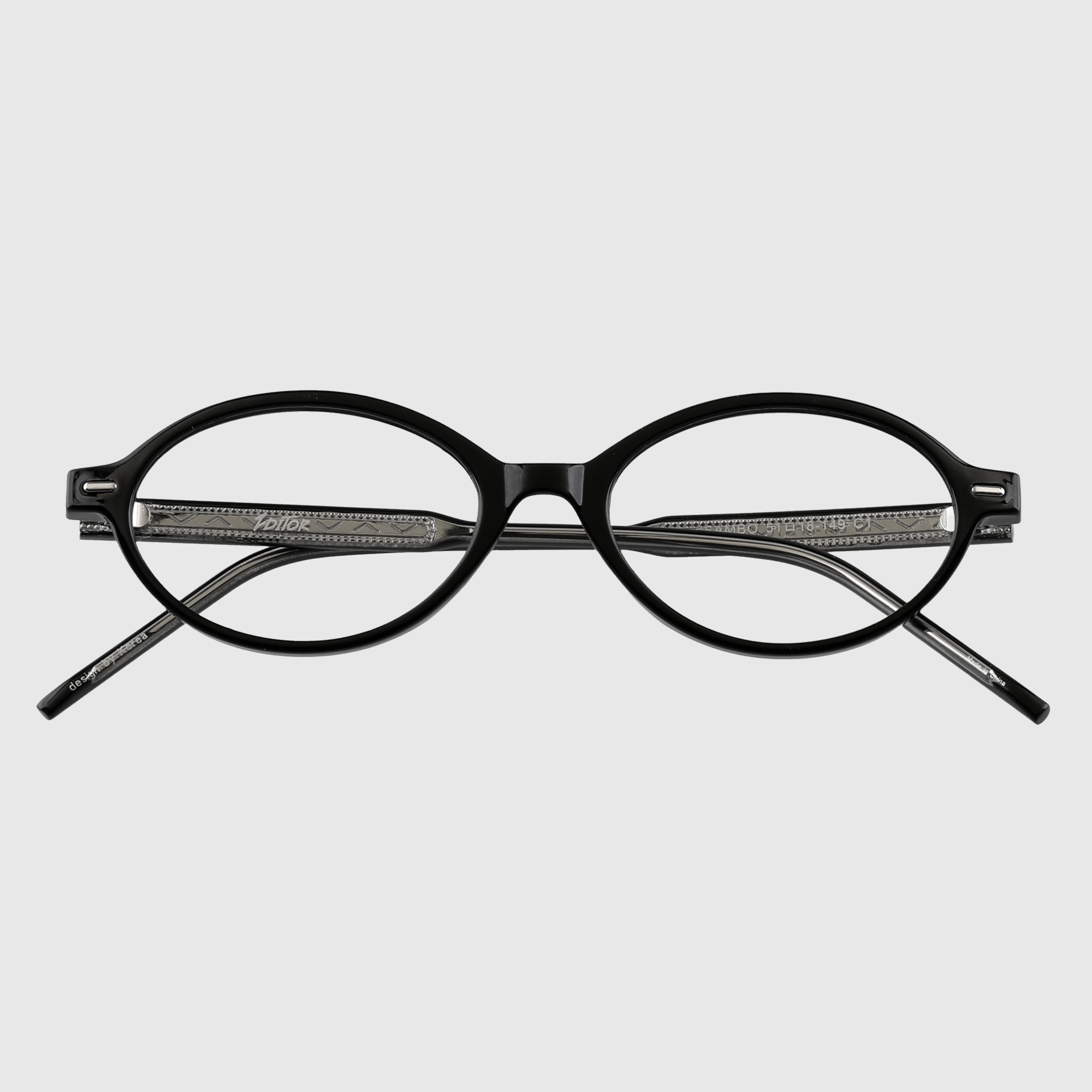 긱시크 데일리 오벌형 라운드 타원형 뿔테안경 블루라이트차단