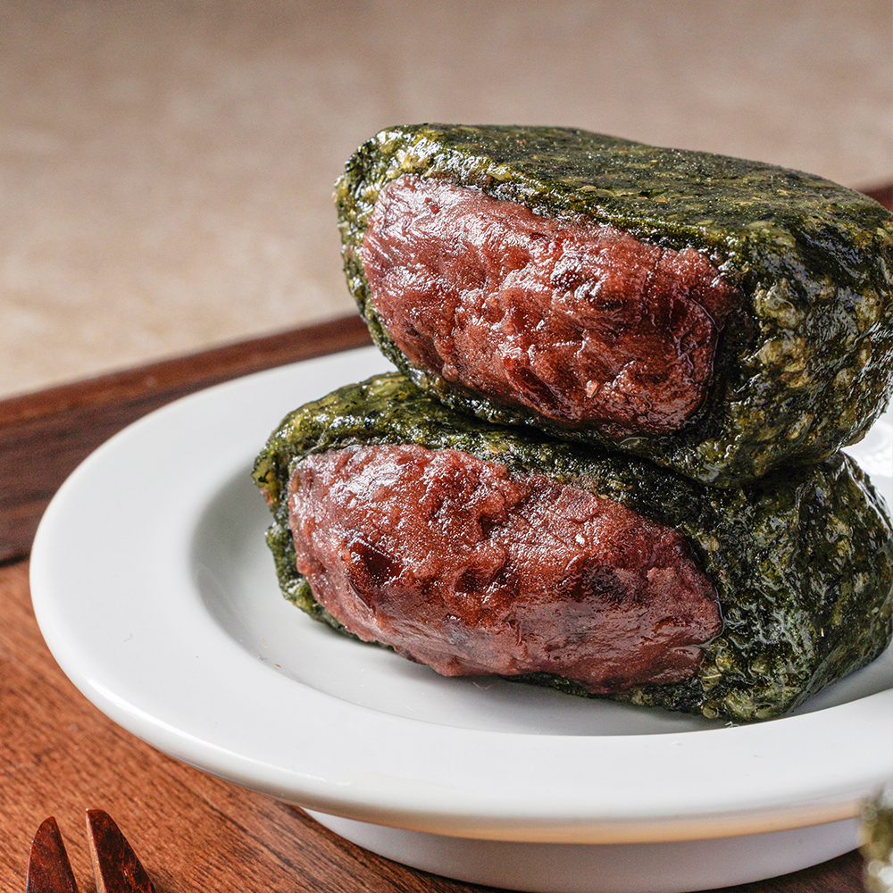 파파공방 현미 저당 밥알찹쌀떡 국산 통팥 쑥찹쌀떡 제주 해풍쑥떡 건강간식 70g, 10개 - 상세 이미지 3