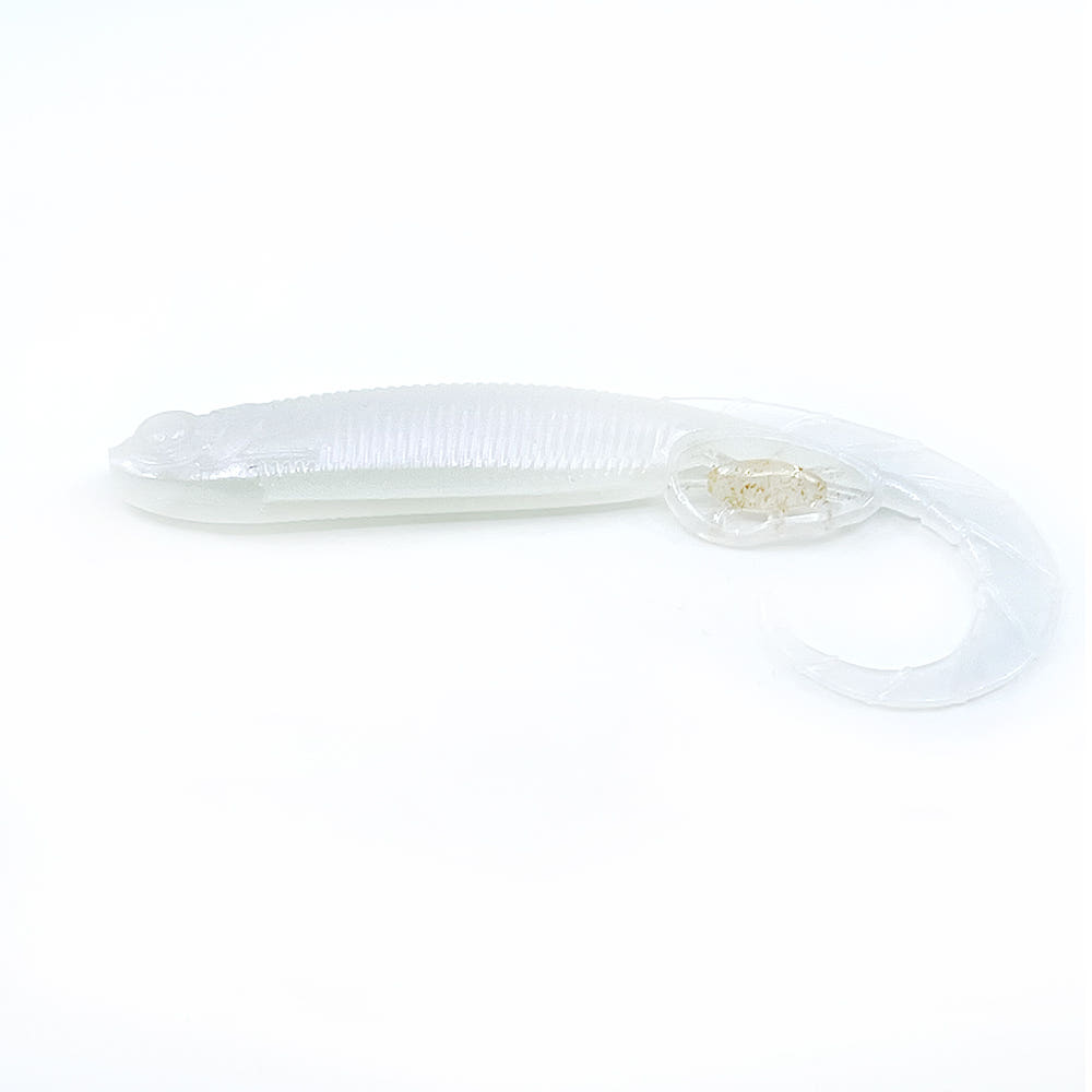 캣츠크로우 모비딕테일 광어다운샷웜 029 화이트퍼플, 12.7cm(5인치) - 상세 이미지 4