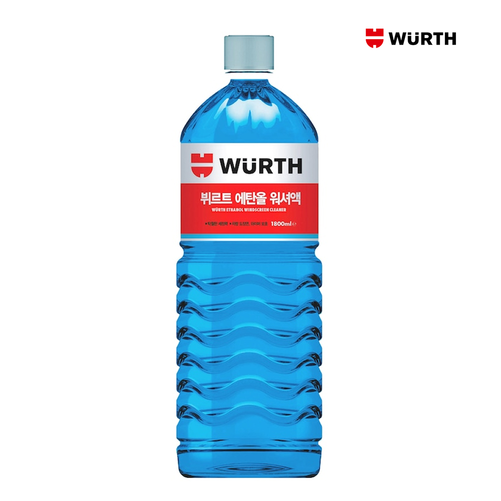 뷔르트 자동차 에탄올 워셔액 1.8L 사계절용 차량용 - 상품 이미지