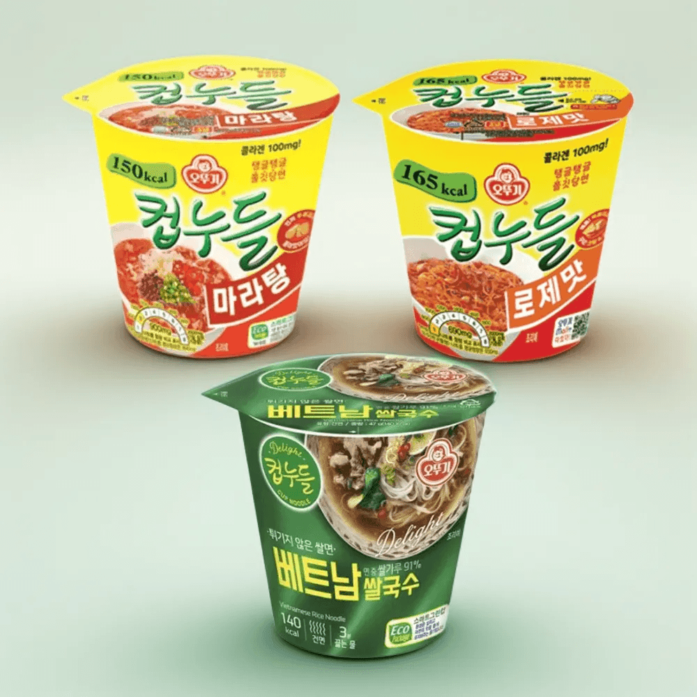오뚜기 컵누들 소컵 3종세트 로제맛 6개 마라탕 6개 베트남쌀국수 6개 : 거북이Market