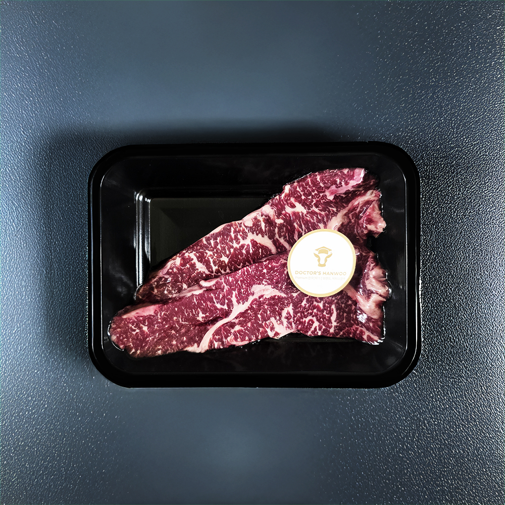 한우 채끝살100g 미경산암소 투뿔 마블링8-9 - 상세 이미지 3