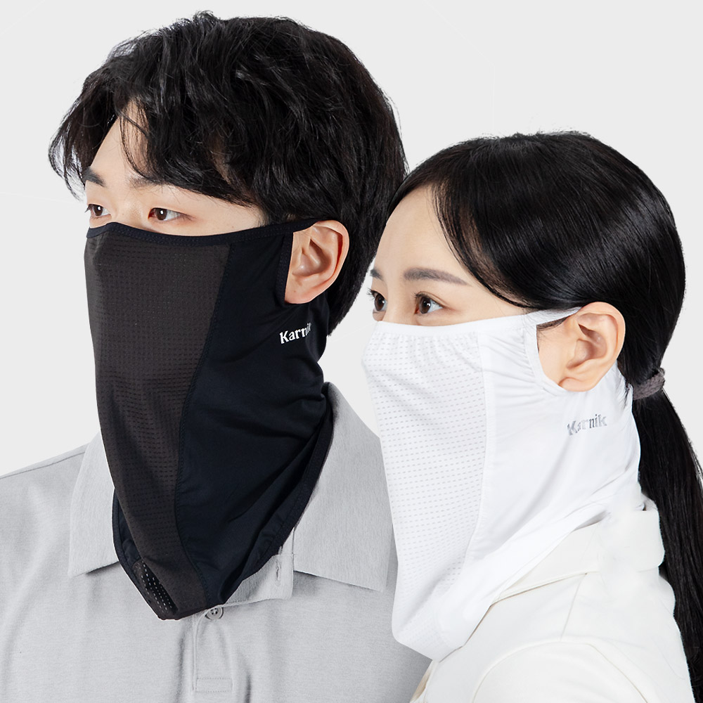카르닉 자외선차단 마스크 골프 러닝 얼굴 햇빛가리개 안면 자전거 운동 쿨 메쉬 CEM 제품 이미지