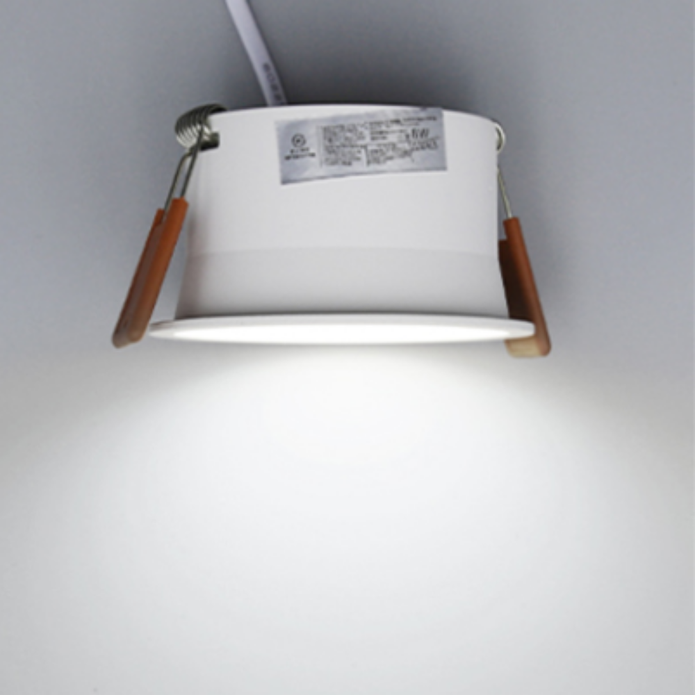 KS인증 LED 7.5CM(3인치) 움푹 다운라이트 매립등 매입등 8W, 전구색 - 상세 이미지 5