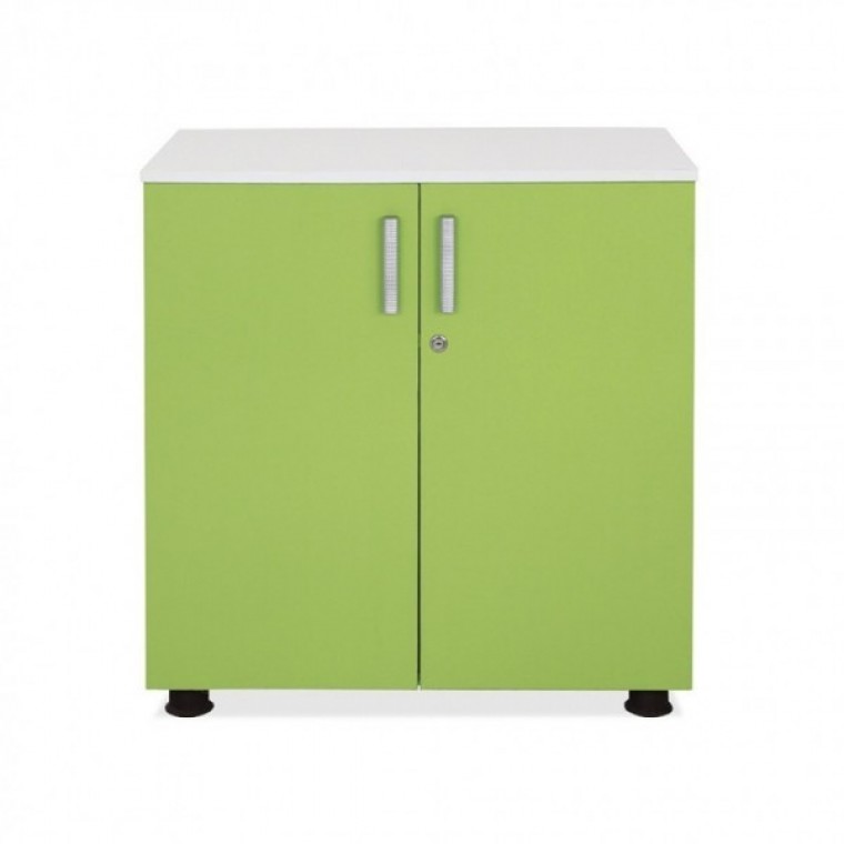 컬러2단 올문장 사무용 캐비넷 수납장 2단책장 OG1034