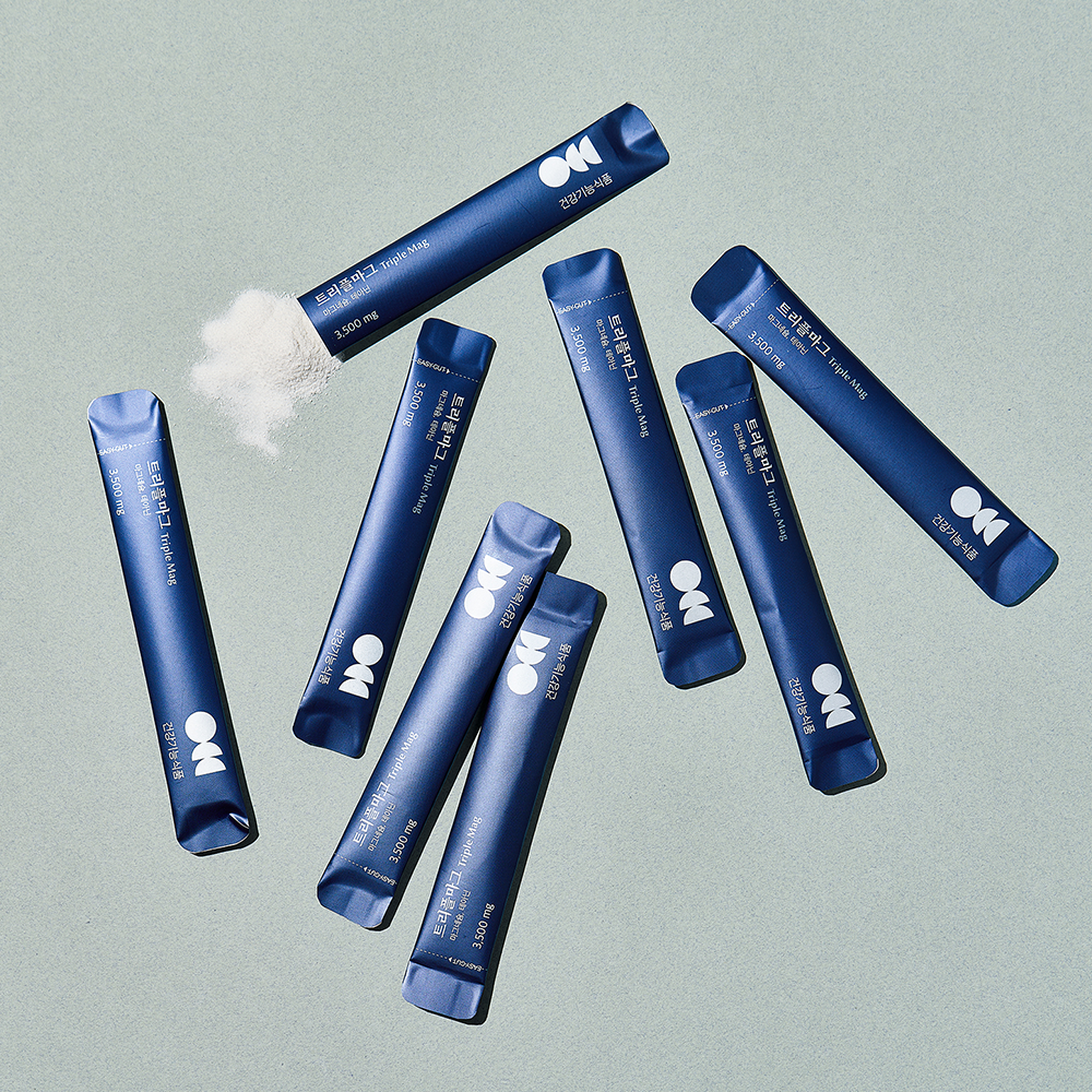 [34% 구매 혜택] 닥터지노 트리플마그 쌀발효 3종 마그네슘 테아닌 말레산 수면 스트레스 30포, 4개 대표 이미지