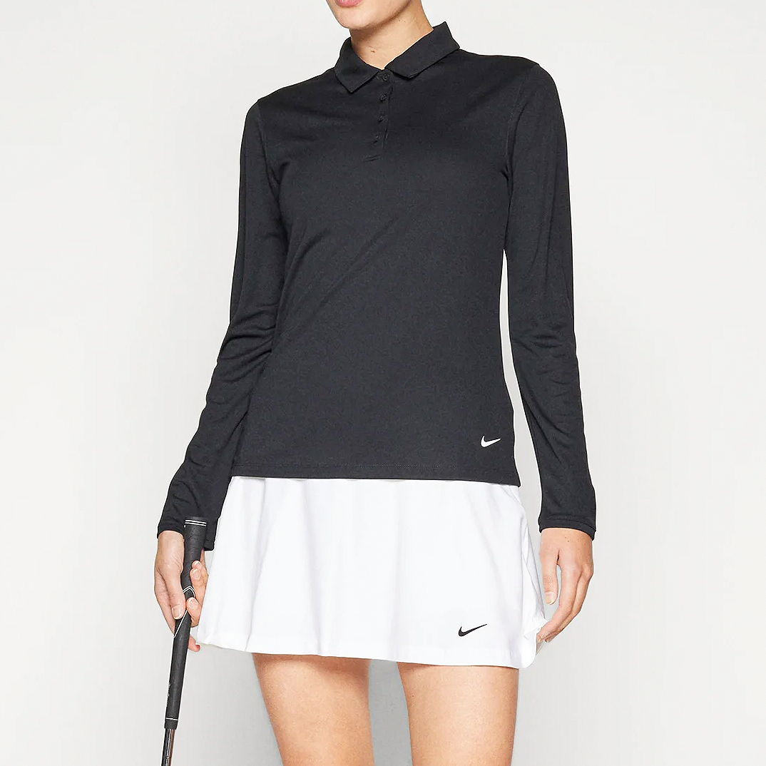 나이키 골프 여성 드라이핏 긴팔티셔츠 빅토리 폴로티 DH2317블랙, S