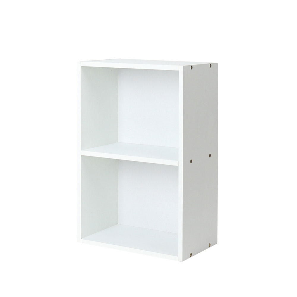 심플 책장 400x240x600mm, 2단, 화이트 - 상세 이미지 2