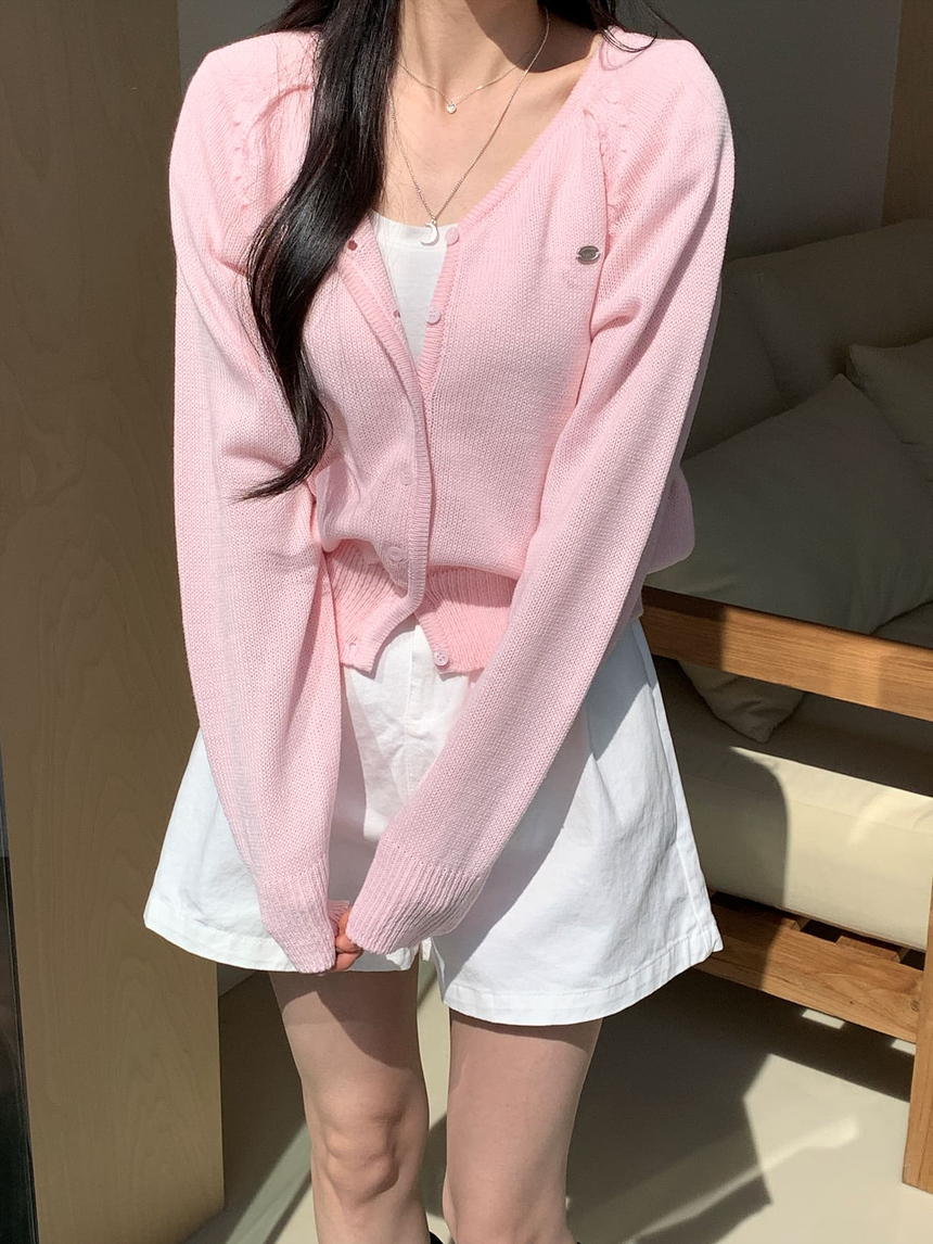 멜로우 팬던트 가디건 상세 이미지 2