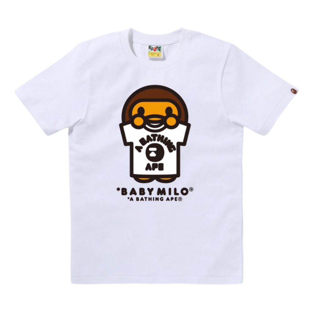 베이프 우먼즈 반팔티 BABY MILO COLLEGE TEE TEE 3월 1주차 2L30-210-022 - 메인 이미지