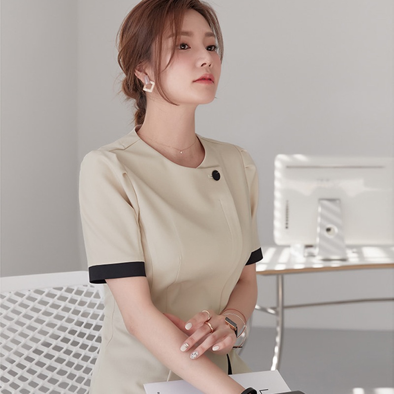실장유니폼 병원 근무복 프론트 안내 에스테틱 데스크 간호복 관리사 유니폼 - 상세 이미지 2
