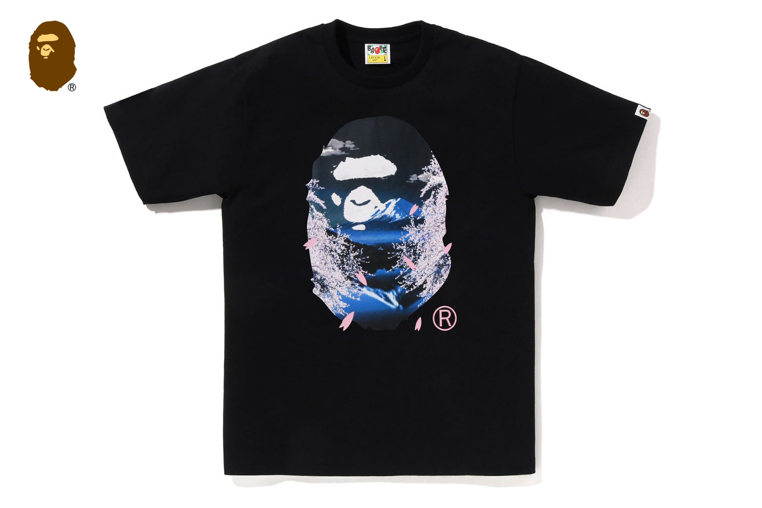 베이프 반팔티 SAKURA PHOTO APE HEAD TEE 3월 1주차 1L20-110-015 이미지 6