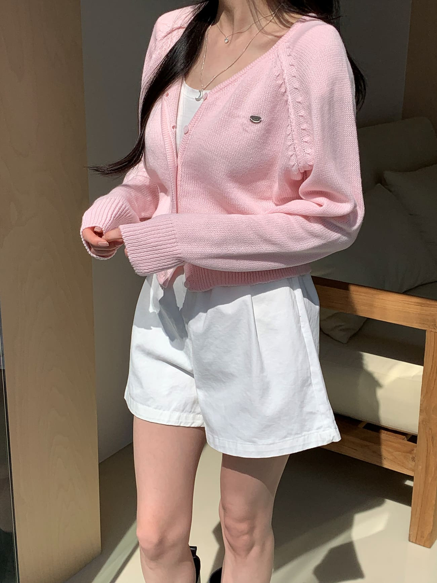 멜로우 팬던트 가디건 상세 이미지 4