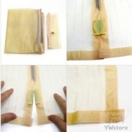 YWstore 문 자석 모기장(아이보리) (120cm) 원터치모기장 현관방충문