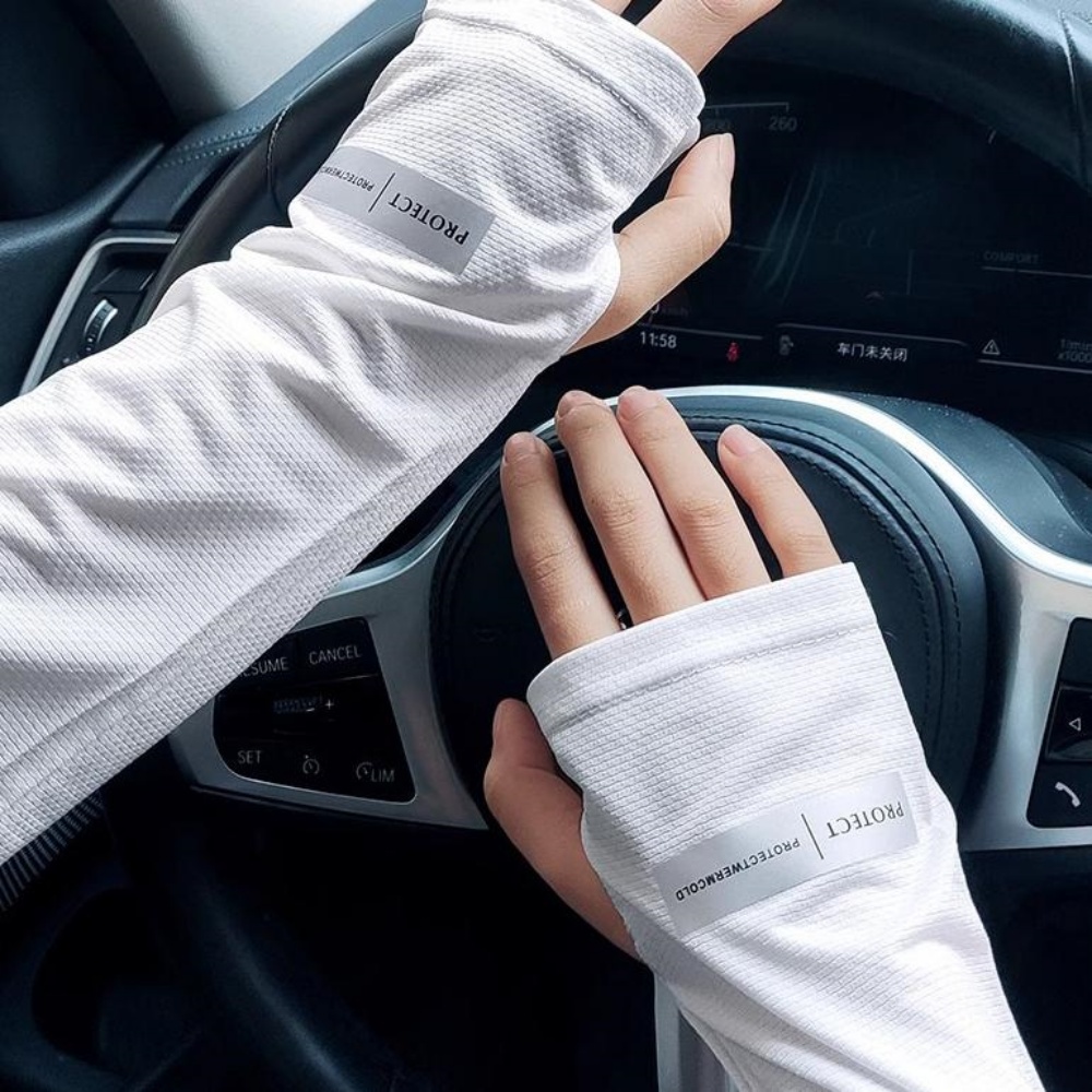 헐렁한팔토시 차량용 운전 쿨토시 루즈핏 빅사이즈 야구 손등 러닝 가리개 제품 이미지